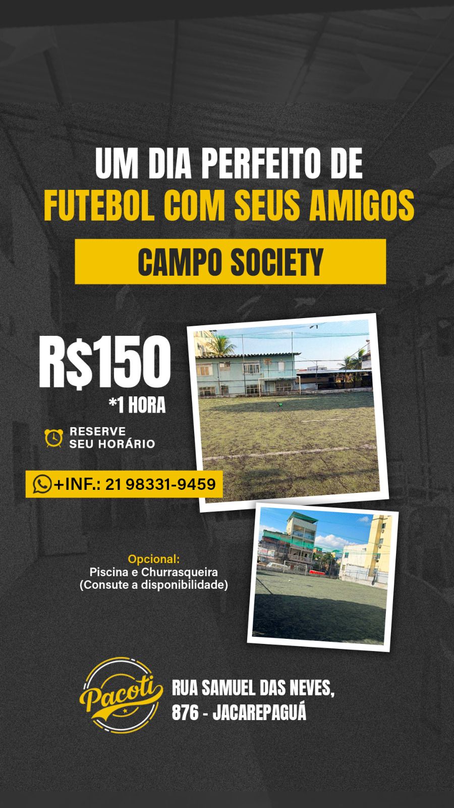 Campo society no Espaço Pacoti